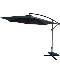 Saska Garden Saska dārza lietussargs ar pagarinājuma Pelēks 300x230 cm  Saulessargi un piederumi