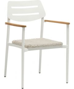 Dārza krēsls WALES 56x60xH82cm, balts