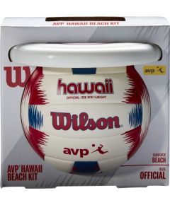 WILSON HAWAII AVP Summer Kit pludmales volejbola bumba + lidojošs šķīvītis