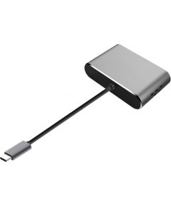 Platinet адаптер USB-C - HDMI/VGA (45224)