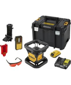 Dewalt DCE074D1R-QW 18V XR Li-ion pašlīmeņojošs rotējošais lāzera līmeņrādis - sarkans