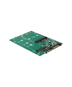 DELOCK Converter SATA 22 pin > 1 x M.2 ATA, S-ATA, 6 контактный кабель