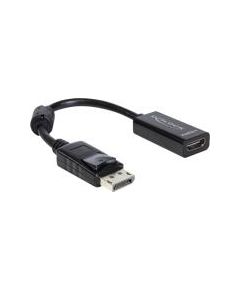 DELOCK Adaptor DP-St > HDMI-Bu 22,5cm bl
