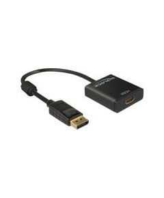 DELOCK Adaptorcable DP 1.2 plug HDMI bl