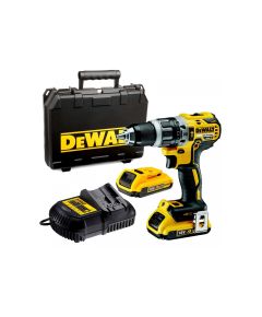 DeWalt DCD796D2-QW Kompakta urbjmašīna-skrūvgriezis XR 18V Li-Ion ar bezoglīšu motoru, 2.0Ah, 460W