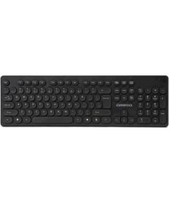 Omega OK45B Тонкая ПК USB Клавиатура с ENG Черный