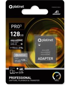 Platinet PRO3 128GB Micro SDXC Class 10 Карта Памяти для Устройств