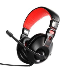 E-Blue Conqueror 1 Pro Gaming Spēļu Austiņas ar Mikrofonu / 3.5mm / 2m Vads / Sarkanas