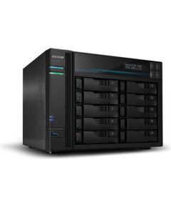 Asus AsusTor 10 Bay NAS AS6510T up to 10 HDD/SSD, Intel ATOM C3538 Quad-Core, Processor frequency 2.1 GHz, 8 GB, SO-DIMM DDR4 2400, Black