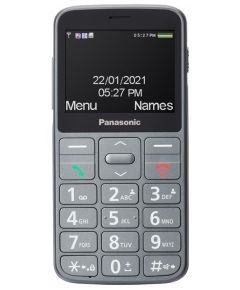 Panasonic KX-TU160 Easy Use Mobile Phone Grey, 2.4 ", TFT-LCD, 240 x 320, USB version USB-C, Built-in camera, Main camera 0.3 MP