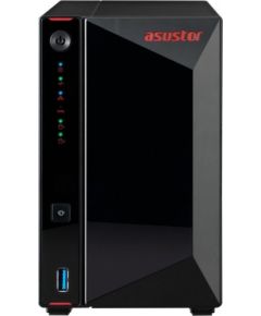 Asus Asustor Nimbustor 2   AS5202T up to 2 HDD/SSD, Intel Celeron J4005 Dual-Core, Processor frequency 2.0 GHz, 2 GB, SO-DIMM DDR4 2400, Single, Black