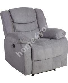 Кресло FLEXY 99x95xH102cм, с электрически регулируемой подножки и спинки, материал покрытия: ткань, цвет: серый