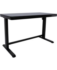 Desk ERGO adjustable with 1-motor, black