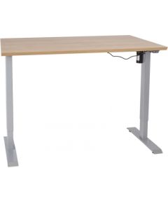 ERGO 1 140x70cm elektriskais, galds brūna koka krāsa