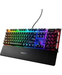 SteelSeries Apex Pro, Gaming keyboard, RGB LED light, Black, Wired,