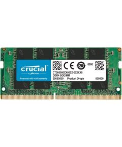 Crucial 16 GB, DDR4, 2666 MHz, Notebook, Registered No, ECC No