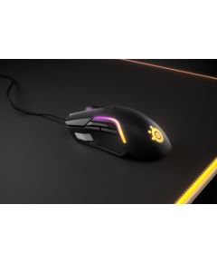 SteelSeries Gaming Mouse Rival 5, Optical, RGB LED light, Black, Wired