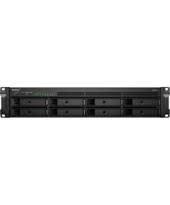 Synology Rack NAS RS1221+ Up to 8 HDD/SSD Hot-Swap, Ryzen V1500B Quad Core, Processor frequency 2.2 GHz, 4 GB, DDR4, RAID 0,1,5,6,10,Hybrid, 4x1GbE, 2xUSB 3.2 Gen 1, 1x eSATA, 1x PCIe