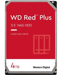 Western Digital HDD NAS WD Red Plus (3.5'', 4TB, 128MB, 5400 RPM, SATA 6 Gb/s) Жесткие диски (HDD)