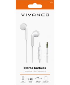 Vivanco headset Stereo Earbuds, white (61741)