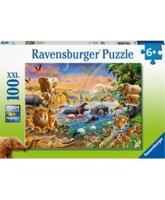 RAVENSBURGER puzle Savanna Džungļi Ūdens, 100gab., 12910