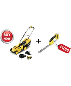 Karcher LMO 18-36 Battery Set + GSH 18-20 Akumulatora zāles pļāvējs un krūmu šķēres komplekts