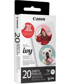 Canon photo paper Zink Circle 20 sheets (ZP-2030-2C-20)