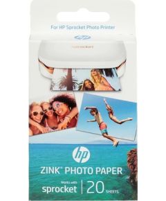 HP фотобумага Sprocket Zink 5x7.6см 20 листов