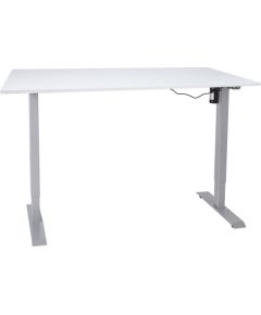 Desk ERGO 1 140x80cm white grey