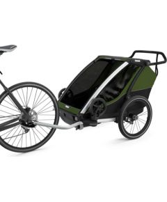 Thule Chariot Cab2 CypresGreen Bērnu rati multifunkcionālie