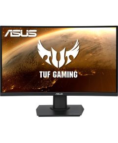 Asus TUF Gaming Curved VG24VQE  24 ", VA, FHD, 1920 x 1080 pixels, 16:9, 1 ms, 250 cd/m², Black, 1 x DisplayPort 1.2, 2 x HDMI 2.0