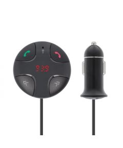 Forever TR-310 Bluetooth 3.0 FM Transmitter Priekš Auto Radio + Uzlādes Ligzda USB 2.1A Melns