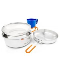 Gsi Outdoors Trauku komplekts Glacier Stainless 1 Person Mess Kit