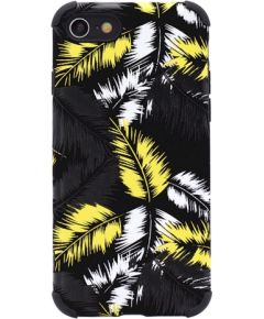 Fusion leaves case silikona aizsargapvalks Samsung A726 / A725 Galaxy A72 / A72 5G melns - dzeltens