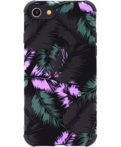 Fusion leaves case silikona aizsargapvalks Samsung A726 / A725 Galaxy A72 / A72 5G melns - violets