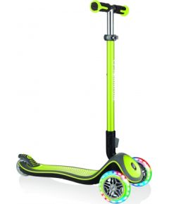 GLOBBER skrejritenis Elite Deluxe Lights lime green, 444-406