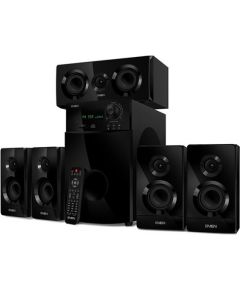 Speakers SVEN HT-210, black (125W, Bluetooth, Optical, Coaxial, FM, USB/SD, Display, RC unit), SV-014124 Музыкальные центры
