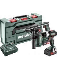 18V Combo: BS 18 LT BL + BH 18 LTX BL 16/1x2,0Ah+1x4,0Ah, Metabo