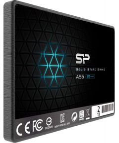 Silicon Power Ace A55 2000 GB, SSD form factor 2.5", SSD interface SATA III, Write speed 530 MB/s, Read speed 560 MB/s