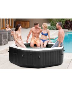 Intex PureSPA Jet and Bubble Deluxe Pool Set Black
