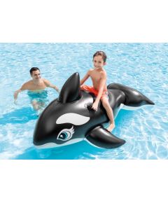 Intex Lil' Whale Ride On Swimming Board Black/White