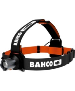 Bahco Head lamp 3W CREE LED 260 lm, 2 power options, comes with 3xAAA batteries, IP44