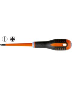 Bahco Insulated screwdriver ERGO™ SLIM Combi SL6/PZ2x100mm 1000V VDE