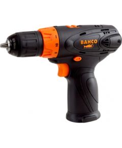 Bahco Cordless drill with brushless motor 12V, 3/8"-10mm quick chuck, 2 speeds and 11 torque settings