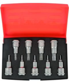 Bahco Short socket drivers S9 set Torx T20-T60 9 pcs 1/2"