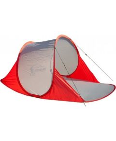 Royokamp  telts, kas automātiski izliekas pludmales ekrānā Teltis
