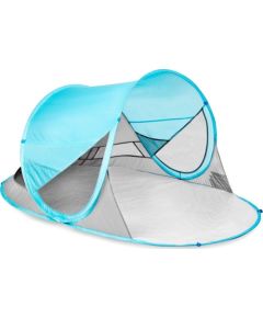 Spokey pludmales telts Stratus, kas pašizklājas zila ar  UV filtru