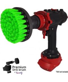 Профессиональная щетка Premium Drill Brush - средний, зеленый, 10цм.
