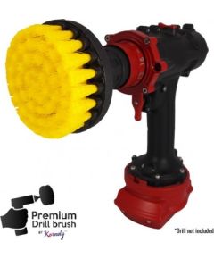 Профессиональная щетка Premium Drill Brush - средний мягкий, желтый, 10цм.