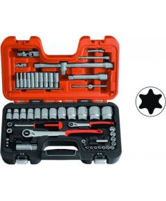 Bahco Socket set 1/4"+1/2" 56pcs